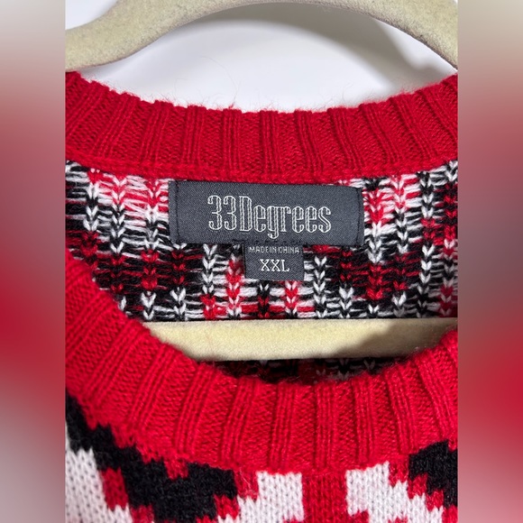 Plus size Christmas sweater, Ostrich Santa - Picture 6 of 9